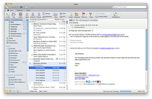 Mac app exchange email calendar template